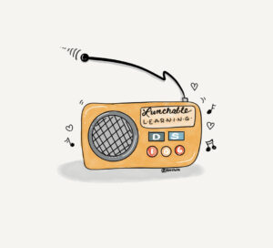 drawing of a radio 